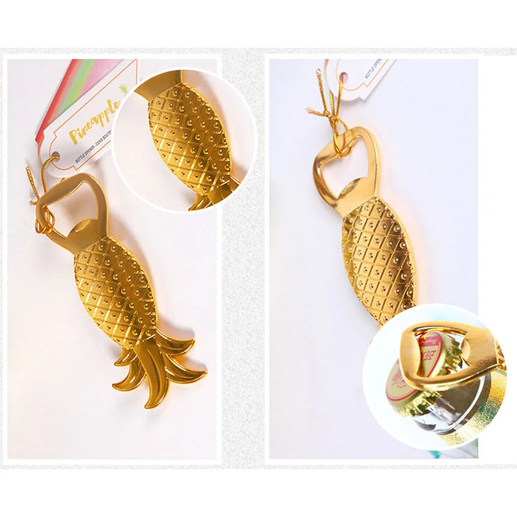 Golden Bottle Opener Pineapple