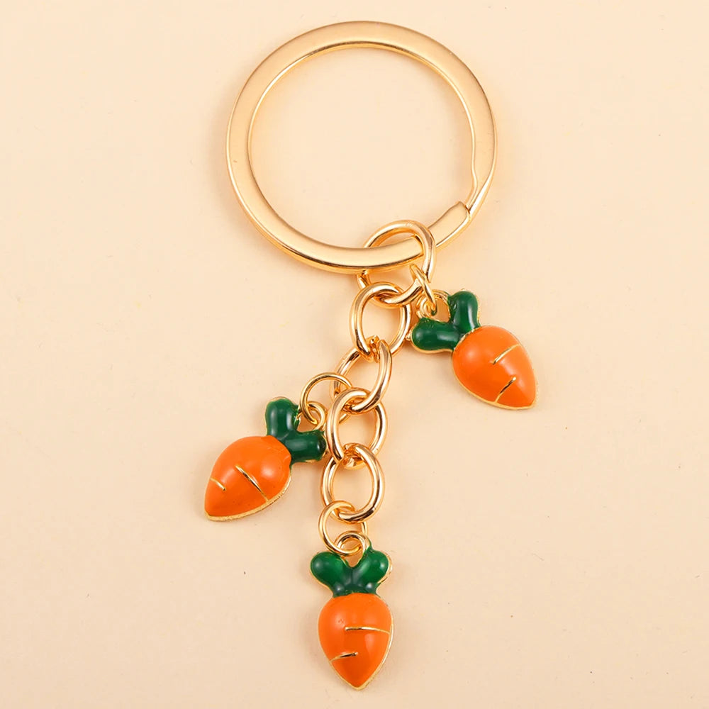 Fruity Alloy Enamel Keychain