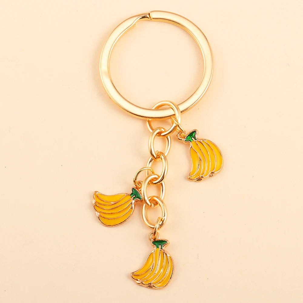 Fruity Alloy Enamel Keychain