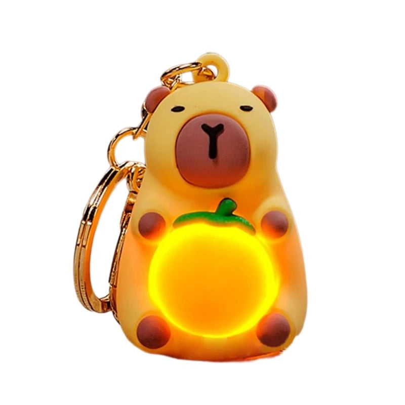 Glowy Capybara Keychain