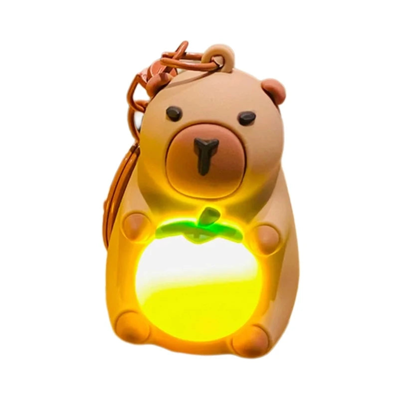 Glowy Capybara Keychain