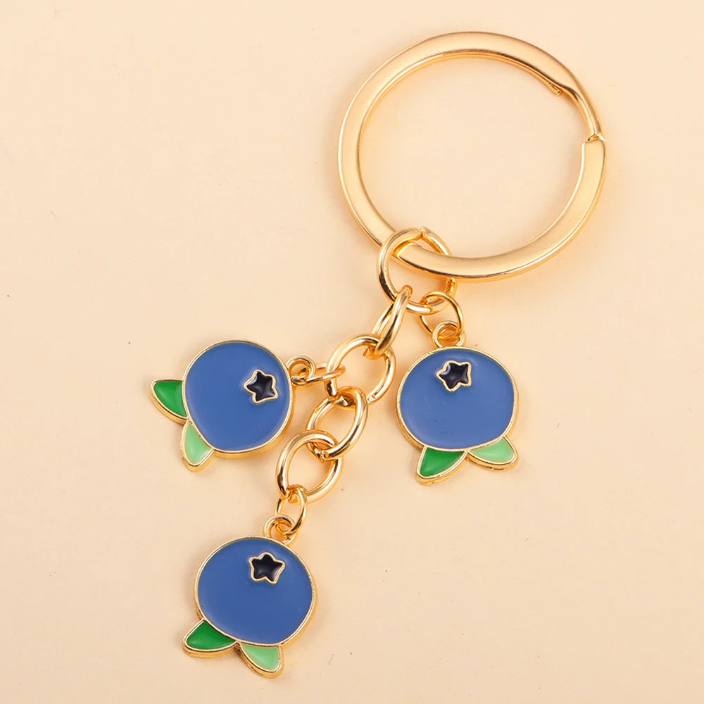 Fruity Alloy Enamel Keychain