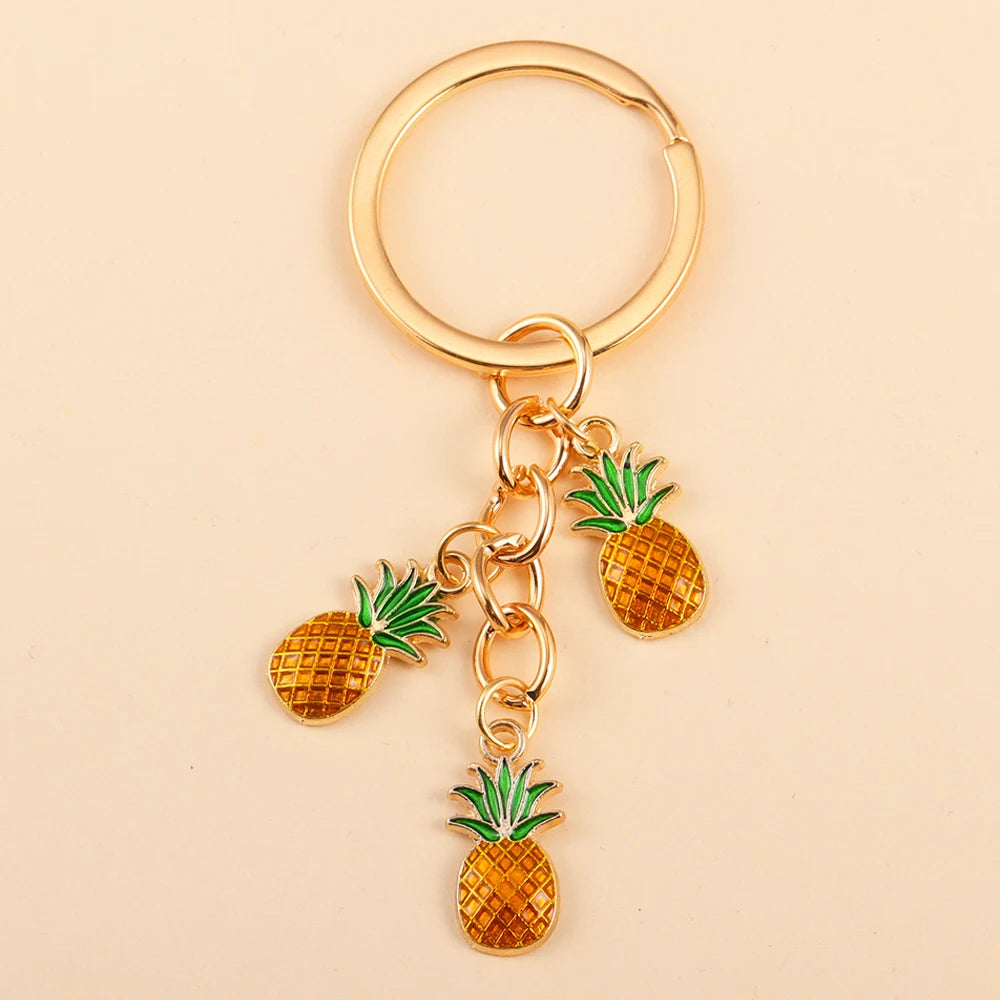 Fruity Alloy Enamel Keychain