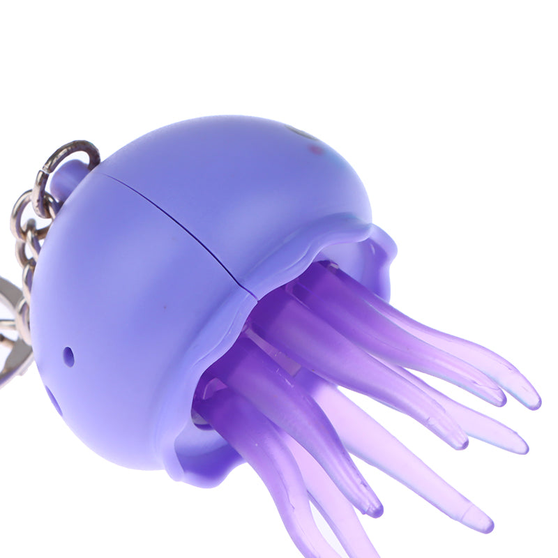 Luminous Sound Jellyfish Keychain