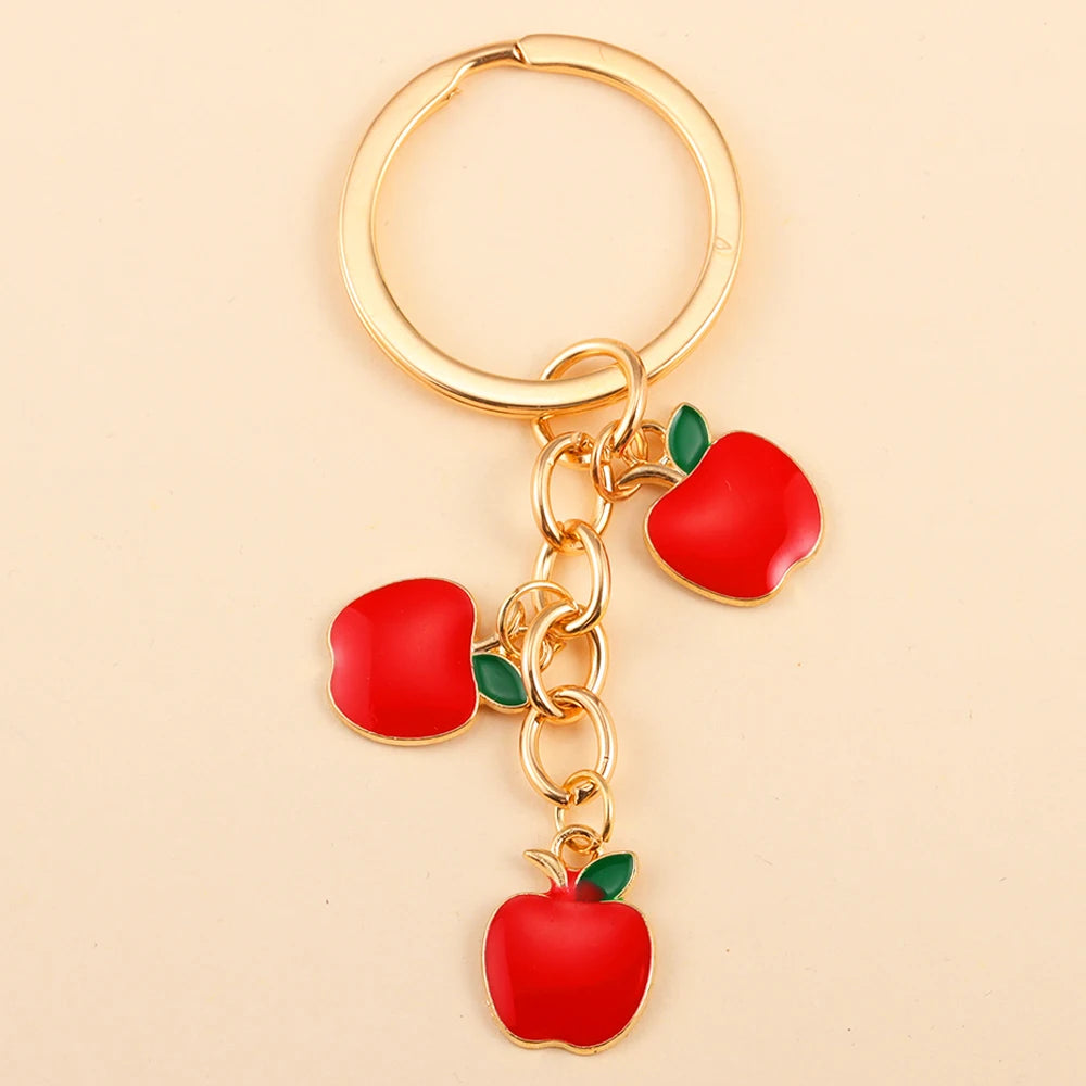 Fruity Alloy Enamel Keychain