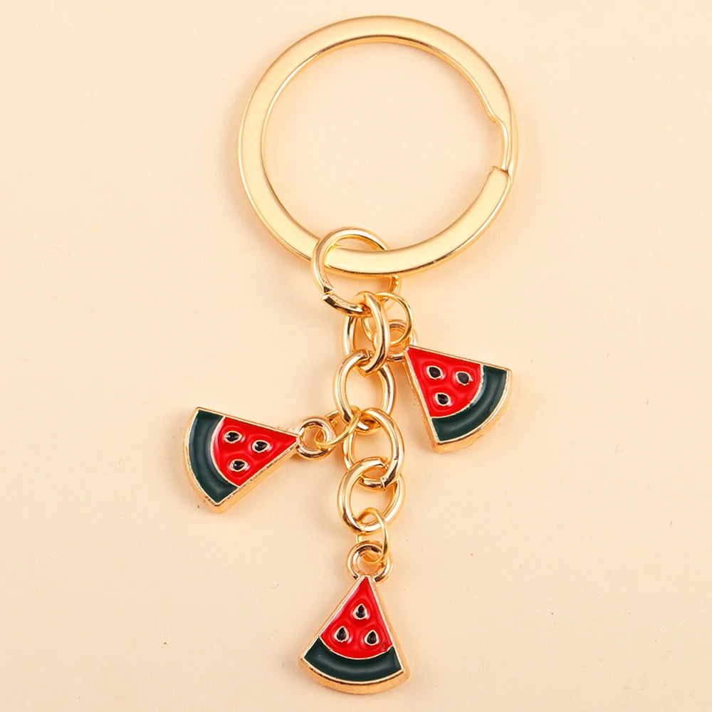 Fruity Alloy Enamel Keychain