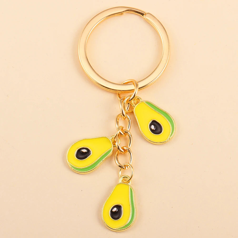 Fruity Alloy Enamel Keychain